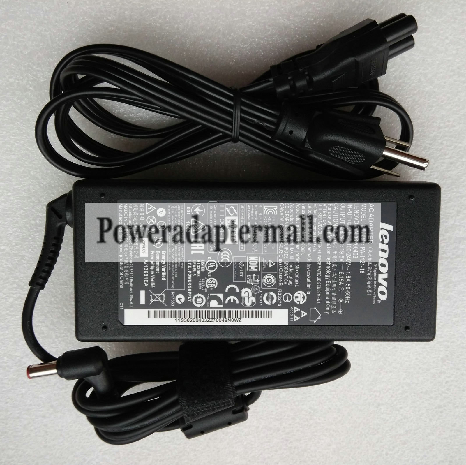 Original Lenovo 36200403 57Y6547 Y510P 19.5V 6.15A AC Adapter - Click Image to Close